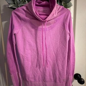 Under Armour Women's Vibrant Pink Cowl Neck Sweater